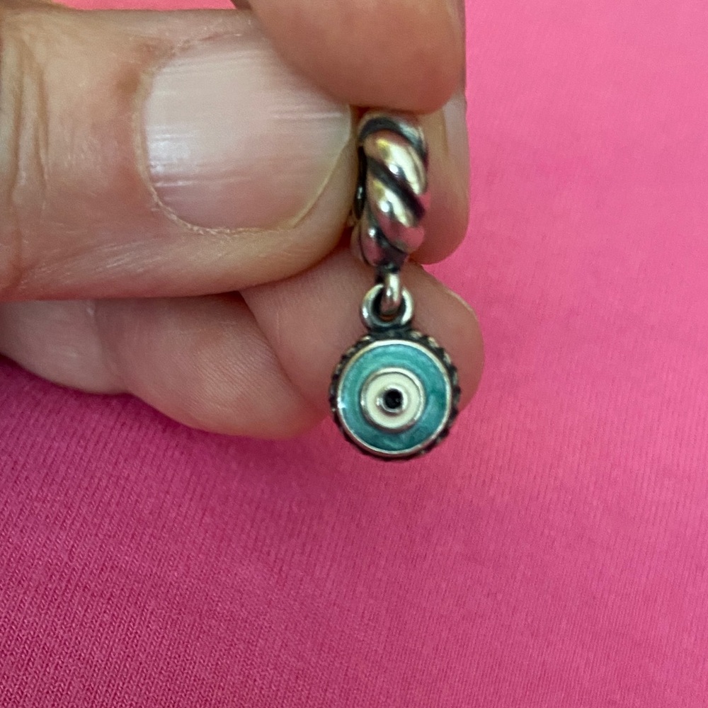 Pandora Retired Evil Eye Charm - Picture 3 of 5
